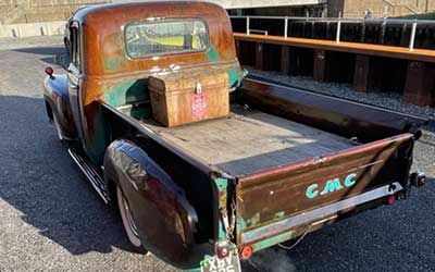 The Patina GMC now in lacquer.